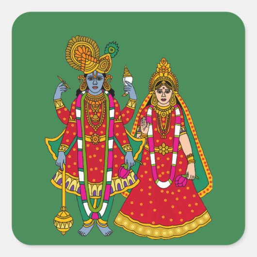 Lakshmi Narayan Sticker (Voorkant)