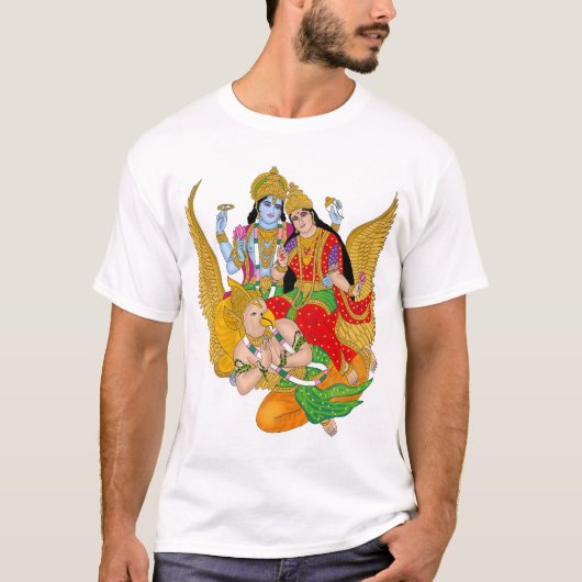 Lakshmi Narayan T-Shirt – Divine Casual Wear (Voorkant)