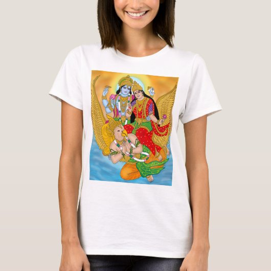 Lakshmi Narayan T-Shirt – Divine Casual Wear (Voorkant)