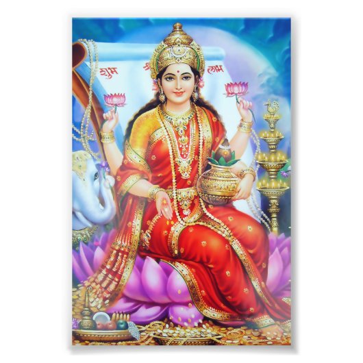 Lakshmi Print (4 x 6 inch) - versie 1 Foto Afdruk (Voorkant)