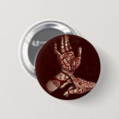 Lakshmi Ronde Button 5,7 Cm (Voorkant /achterkant)
