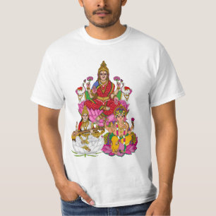 Lakshmi Saraswati Ganesha Hoodie T-shirt