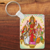 Lakshmi Saraswati Ganesha Sleutelhanger (Voorkant)