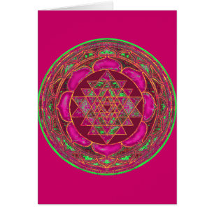 Lakshmi Yantra Good Fortune Card