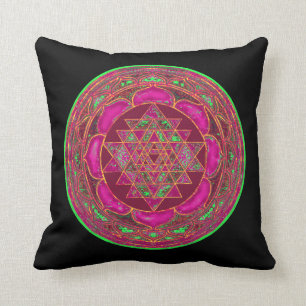 Lakshmi Yantra Mandala Pillow Kussen