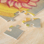 Laksmi, op een troon van lotusbladeren, c.1890 legpuzzel (Zijkant)