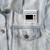Lakwel - knop vierkante button 5,1 cm (In situ)