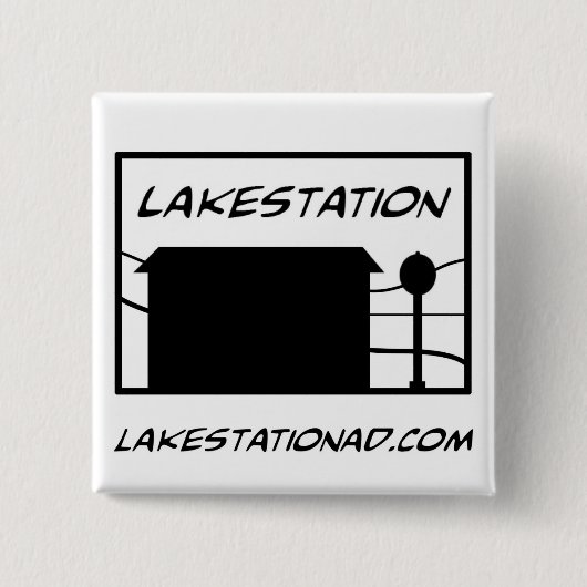 Lakwel - knop vierkante button 5,1 cm (Voorkant)