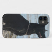 Lakzwart Duitse Herdershond Case-Mate iPhone Case (Achterkant (horizontaal))