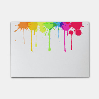 Lala 585; Paint Splatter Post ITS. Post-it® Notes