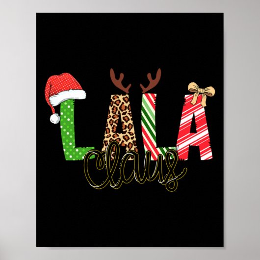 Lala Claus Xmas Happy Family New Santa Claus Chris Poster (Voorkant)