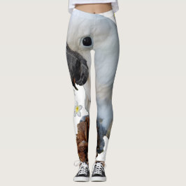 Lala De Kaketoe met Pine Cone en Plumeria Leggings