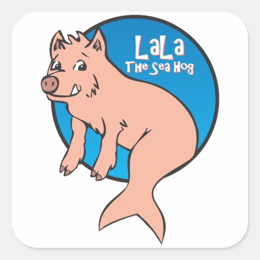LaLa: Het Zee Hog: Sticker (Voorkant)