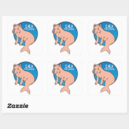 LaLa: Het Zee Hog: Sticker (Vel)