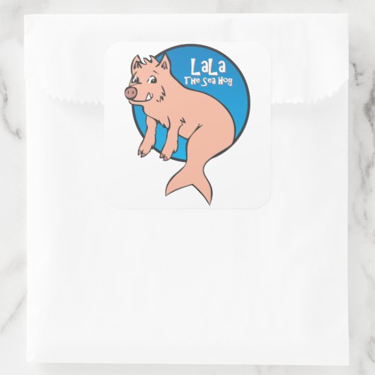 LaLa: Het Zee Hog: Sticker (Tas)