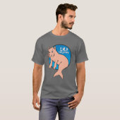 LaLa: Het Zee Hog - Volwassen donker T-shirt (Voorkant volledig)