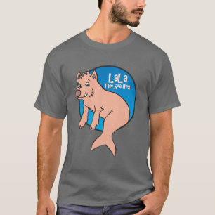 LaLa: Het Zee Hog - Volwassen donker T-shirt
