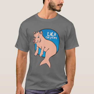 LaLa: Het Zee Hog - Volwassen donker T-shirt
