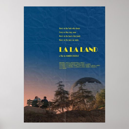 Lala Land Poster (Voorkant)