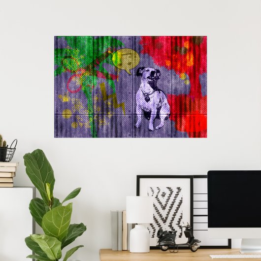 Lala Party Poster (Thuiskantoor)