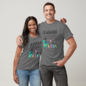 Lala Saurus als een normale grootmoeder - Dinosaur T-shirt (Unisex)