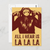 LaLaLa Briefkaart (Voorkant / Achterkant)