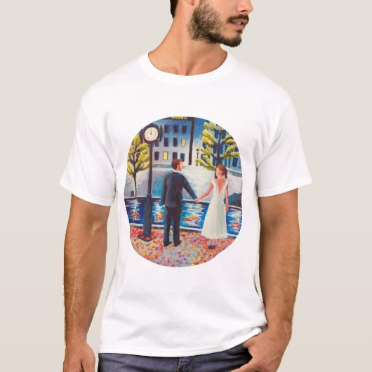 Lalaland acryl lijst Actief T-shirt (Voorkant)
