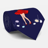LalaLand Muziek liefhebbers, romantisch, dansen Stropdas (Opgerold)
