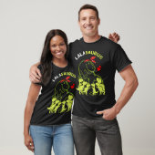 Lalasaurus Lala 6 Kinder Dinosaur Moederdag T-shirt (Unisex)