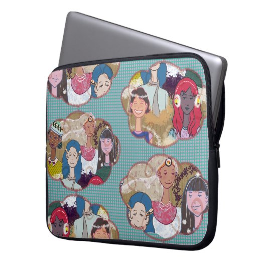 LALATOWN Laptop Case  (Voorkant Links)