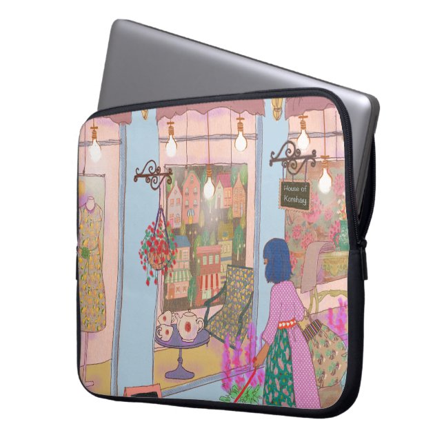 LALATOWN Laptop Hoes  (Voorkant Links)
