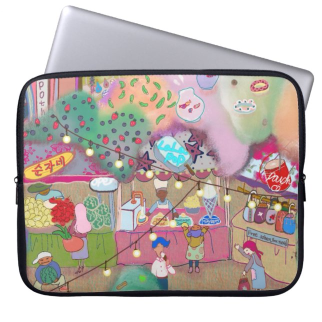LALATOWN Laptophoes  Laptop Sleeve (Voorkant)