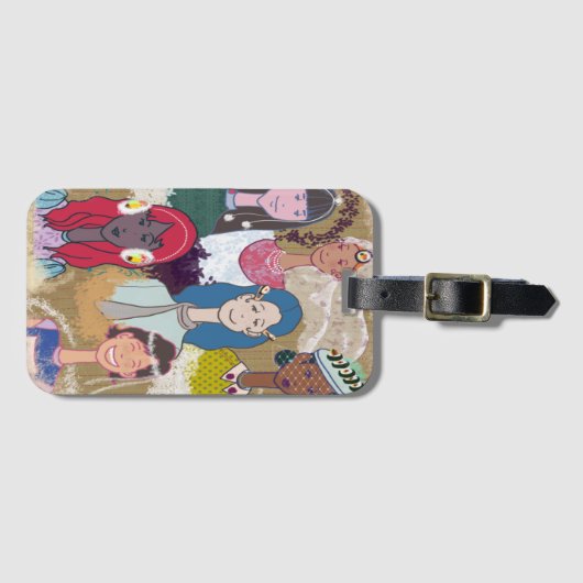 LALATOWN Luggage Tag 6 Bagagelabel (Voorkant (horizontaal))