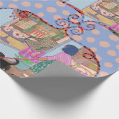 LALATOWN Shopping Day Wrapping Paper 1 Cadeaupapier (Hoek)