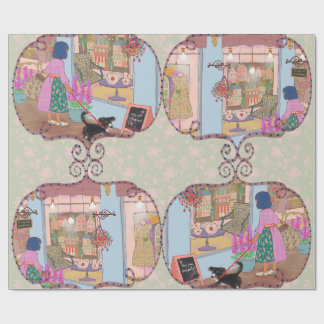 LALATOWN Shopping Day Wrapping Paper 2 Cadeaupapier