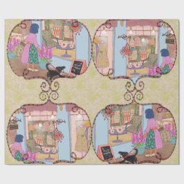 LALATOWN Shopping Day Wrapping Paper 4 Cadeaupapier