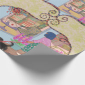 LALATOWN Shopping Day Wrapping Paper 4 Cadeaupapier (Hoek)