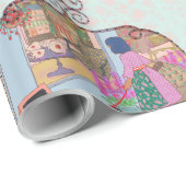 LALATOWN Shopping Day Wrapping Paper 5 Cadeaupapier (Rol Hoek)