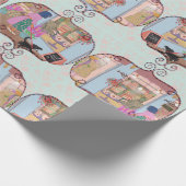 LALATOWN Shopping Day Wrapping Paper 5 Cadeaupapier (Hoek)