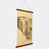 Lalibela Ethiopia Hangend Wandkleed (Gebogen)