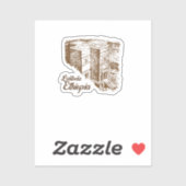 Lalibela Ethiopia Sticker (Vel)