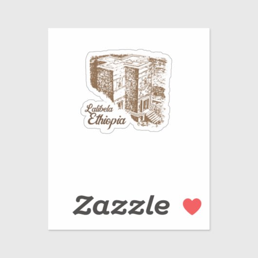 Lalibela Ethiopia Sticker (Vel)