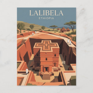 Lalibela Ethiopië Briefkaart