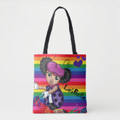 LaliBella " Dare 2b Different" Canvas tas (Voorkant)