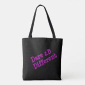 LaliBella " Dare 2b Different" Canvas tas (Achterkant)