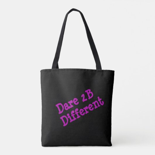 LaliBella " Dare 2b Different" Canvas tas (Achterkant)