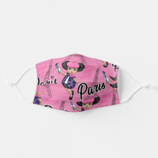 Lalibella in het Hoesje van Parijs Face Stoffen Mondkapje