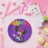 LaliBella Paars Paper Bord (Feest)