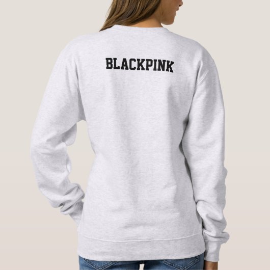 Lalisa art - zwarte roze Lisa Trui (Achterkant)