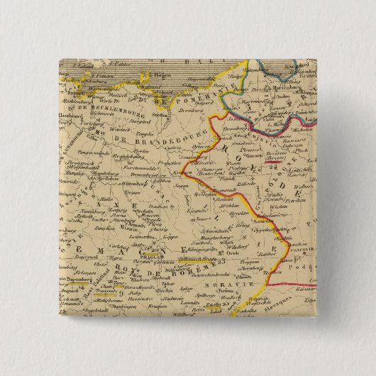 L'Allemagne 1373 a 1437 Vierkante Button 5,1 Cm (Voorkant)